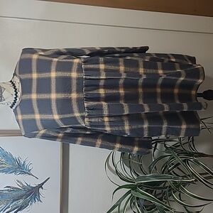 Wild Fable plaid flannel baby doll dress